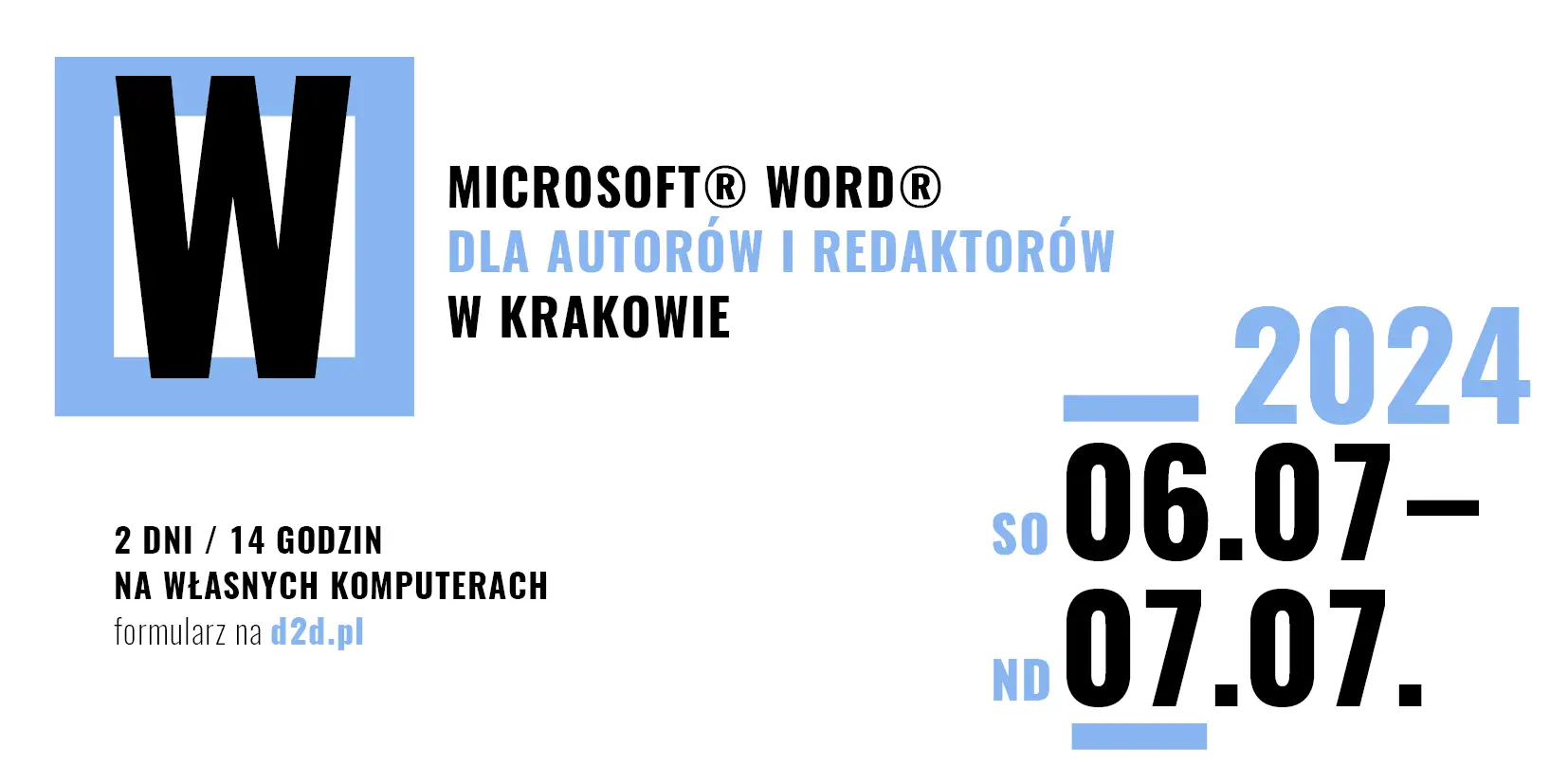 Kurs MS Word dla Autorów i Redaktorów w Krakowie, organizowany przez d2d.pl